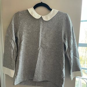 J Crew Factory Peter Pan collar shirt
